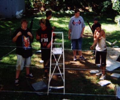 Group repressing hostility long enough for a photo